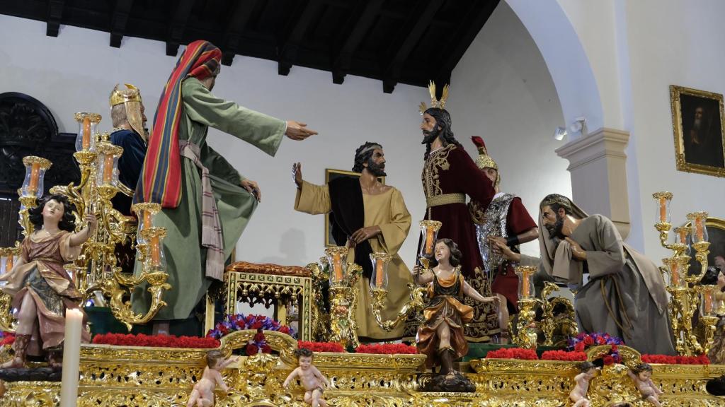 Misterio de Jesús ante Anás, de la Hermandad del Dulce Nombre