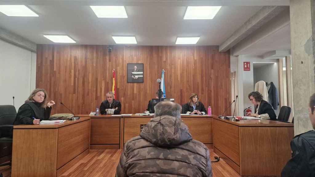 El acusado durante un momento del juicio.