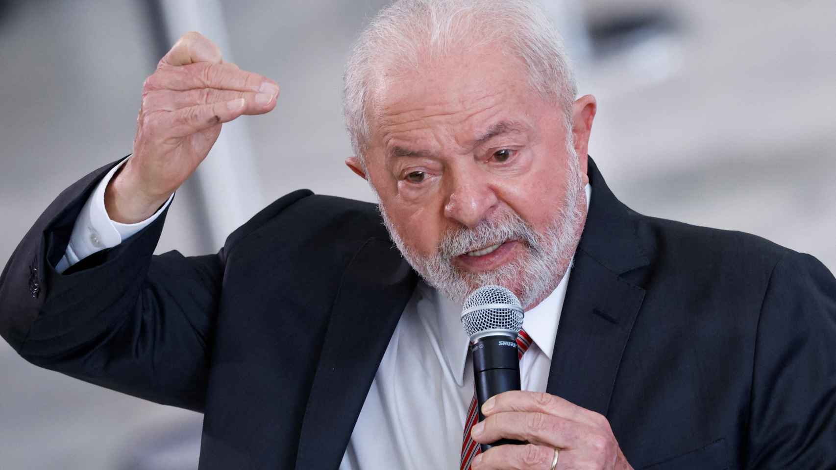 Imagen de Lula durante un acto.