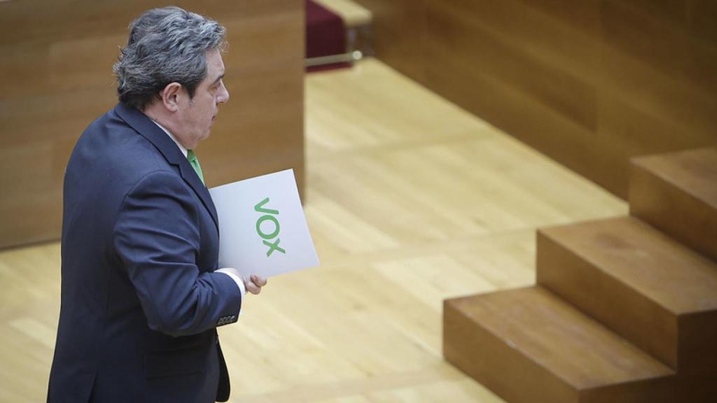 José María Llanos en el pleno de las Cortes Valencianas en una imagen de archivo