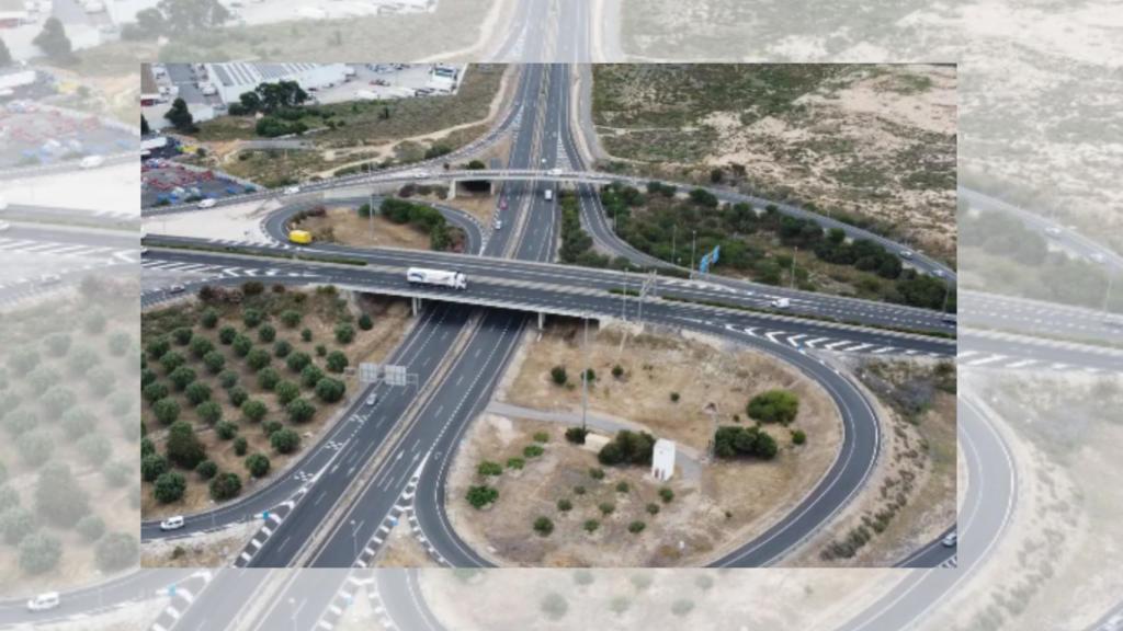 Tramo afectado entre las autovías A-70 y A-31.