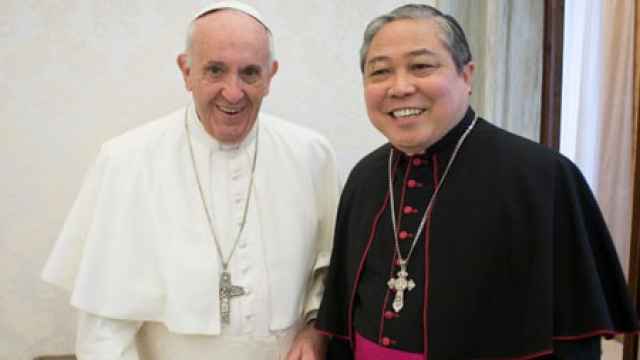 Bernardito Auza y el Papa Francisco