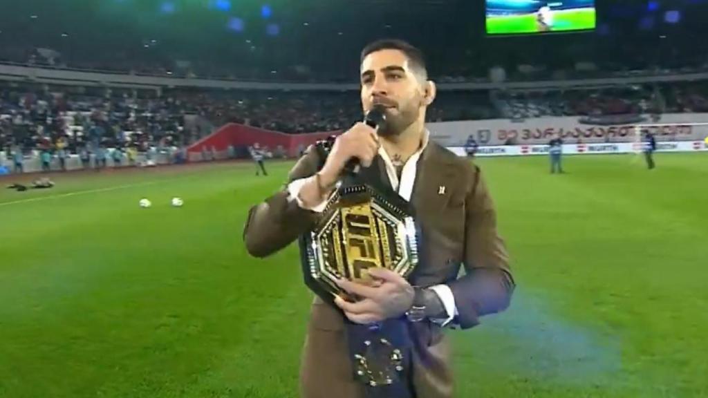 Ilia Topuria, homenajeado en el Georgia - Luxemburgo.