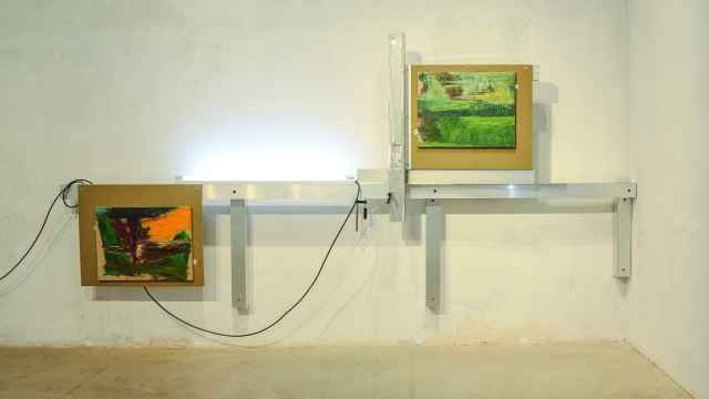 Vista de la exposición de Pedro Cabrita Reis en Albarrán Bourdais. Foto: Cortesía Albarrán Bourdais