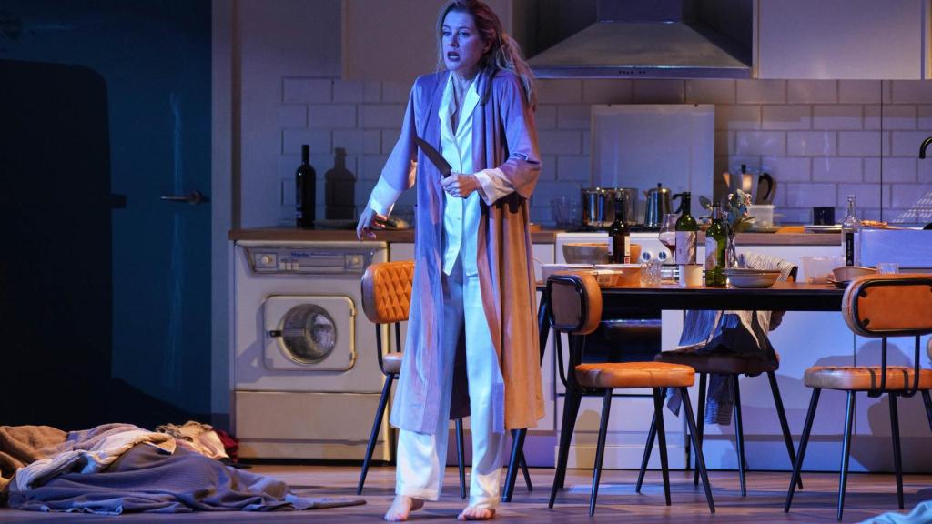 Malin Byström (Eine Frau), en 'La espera (Erwartung)'. Foto: © Javier del Real | Teatro Real