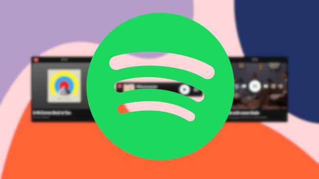 Logo de Spotify sobre el nuevo mini reproductor