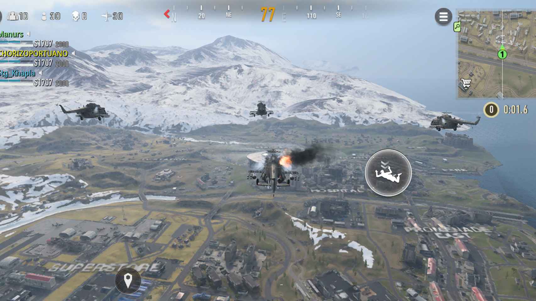 Imagen de Call of Duty: Warzone Mobile en un Samsung Galaxy S24 Ultra