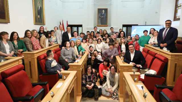 Pleno con motivo del Día Mundial del Síndrome de Down en Toledo. Foto: Ayuntamiento.