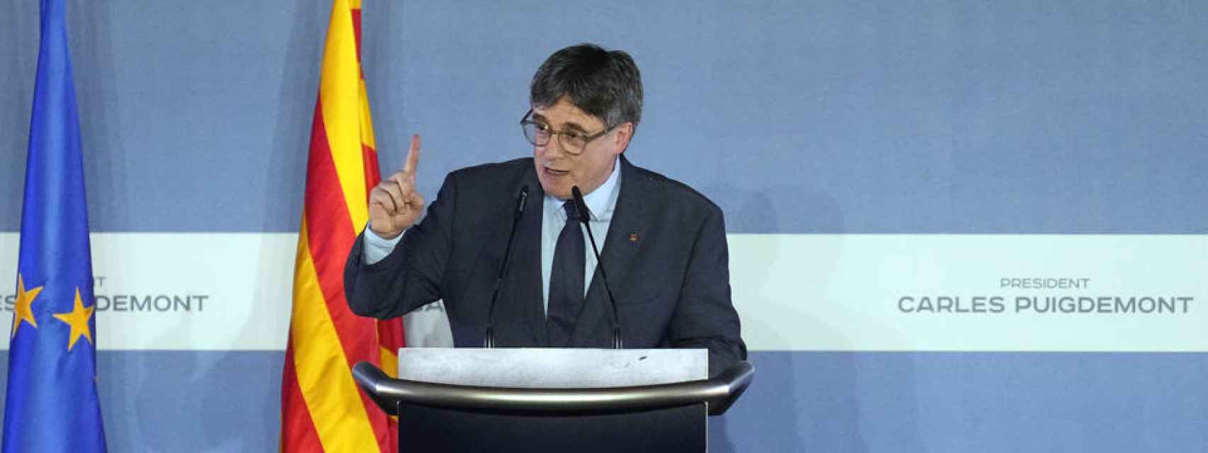 Puigdemont anuncia que será candidato a la presidencia de Cataluña en el 12-M