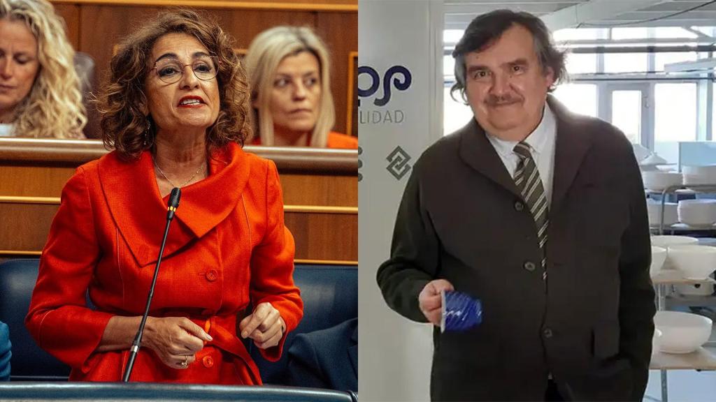 A la izquierda, María Jesús Montero, esta semana en el Congreso; a la derecha: Segismundo García.
