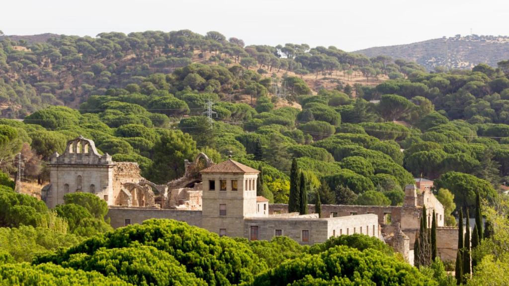 Pelayos de la Presa desde el aire.