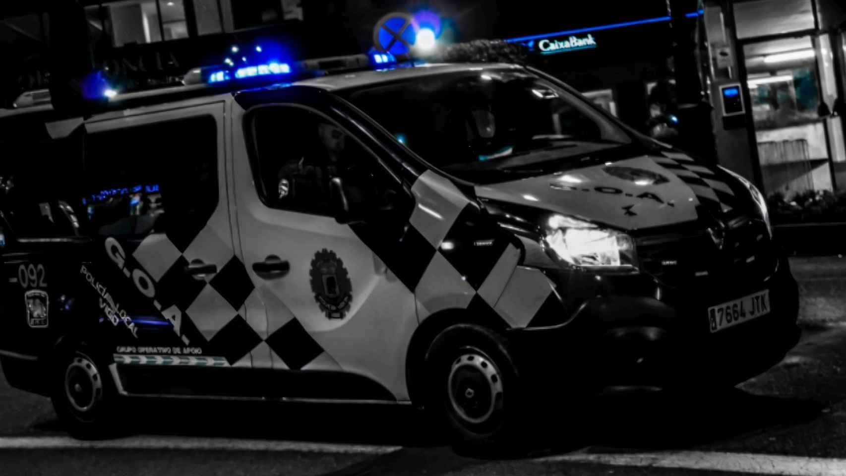 Vehículo del GOA de la Policía Local de Vigo.