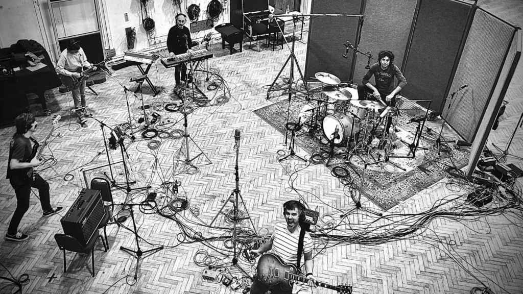 Isius grabando en el Estudio 2 de Abbey Road.