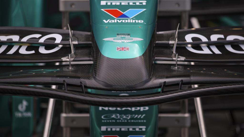 El morro del AMR24 de Aston Martin en el GP de Australia 2024