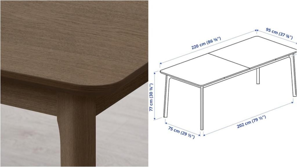 Ikea tiene la mesa perfecta para hacer sobremesa en casa.