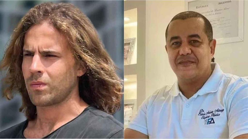 Daniel Sancho y Edwin Arrieta en un fotomontaje.