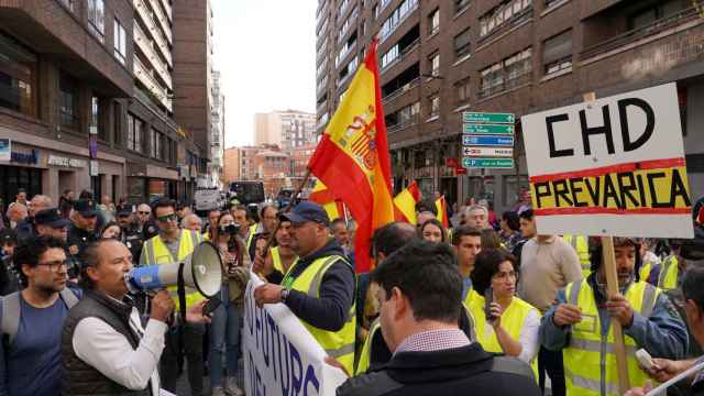 Tractorada y manifestación en protesta contra la gestión de la CHD que recorrerá las calles de Valladolid