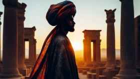 Un hombre en Persépolis