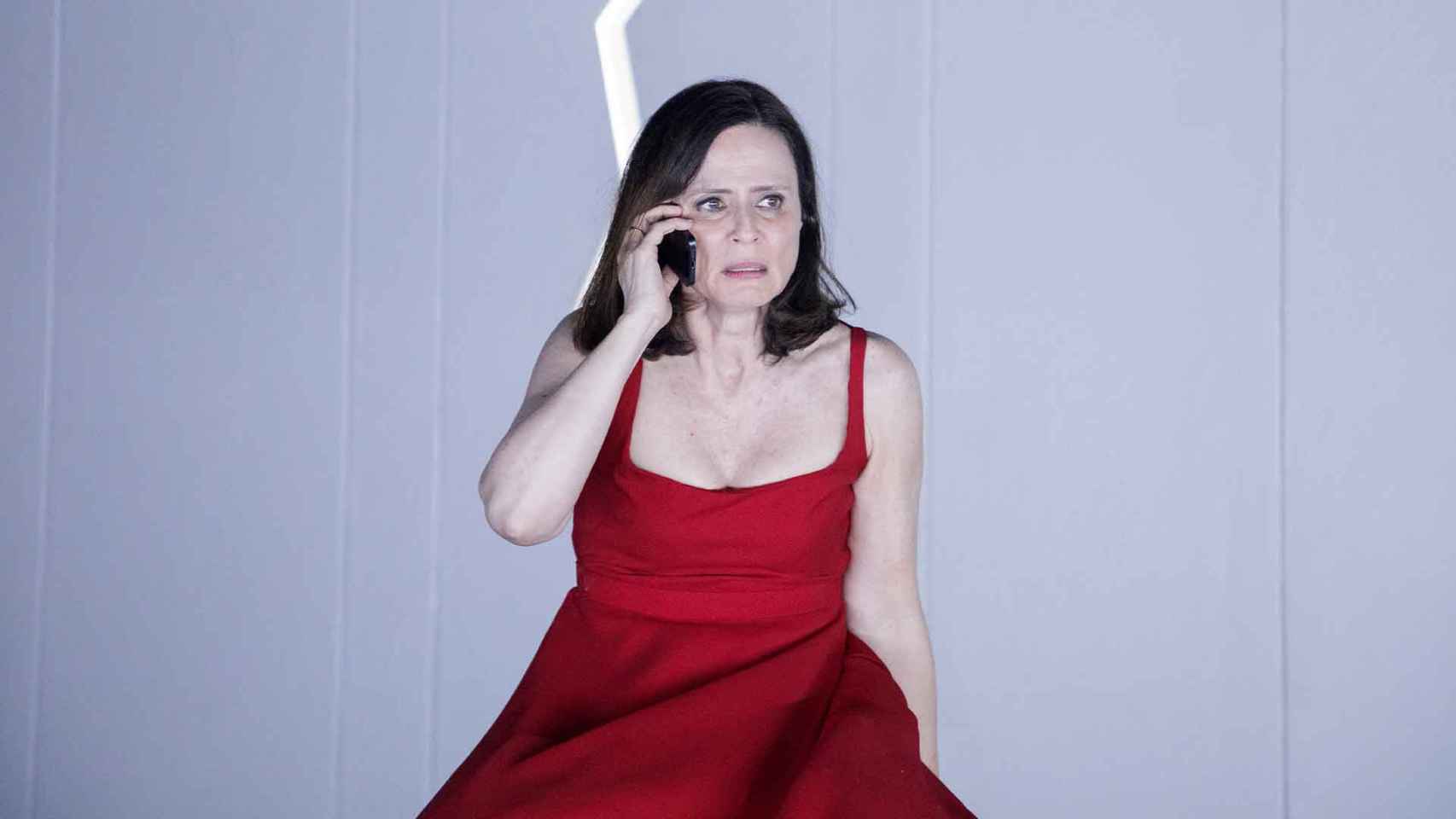 Aitana Sánchez-Gijón en la obra teatral 'La madre'.  Foto: Bárbara Sánchez Palomero.