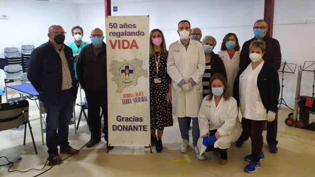 Donación de sangre en Casas de Ves (Albacete).
