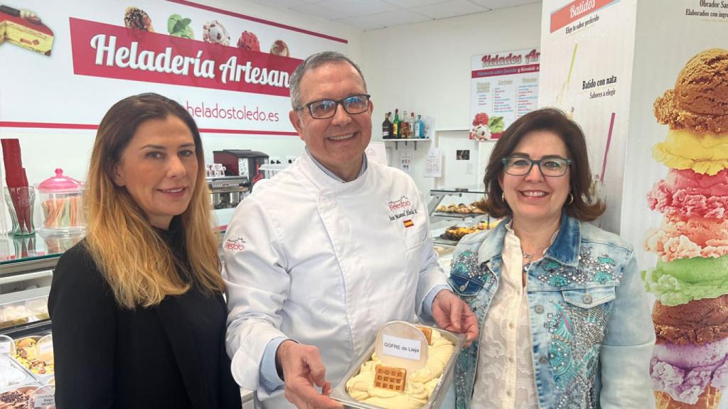 Presentación del 'Helado de Gofre de Lieja'. Foto: San Telesforo.