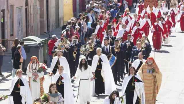 Desfile de Resurrección de la Semana Santa Marinera de Valencia, imagen de archivo. M. Guallart