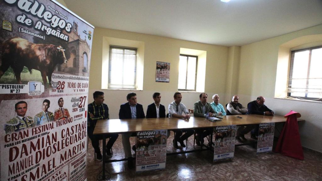 Presentación del festival taurino de Gallegos de Argañán
