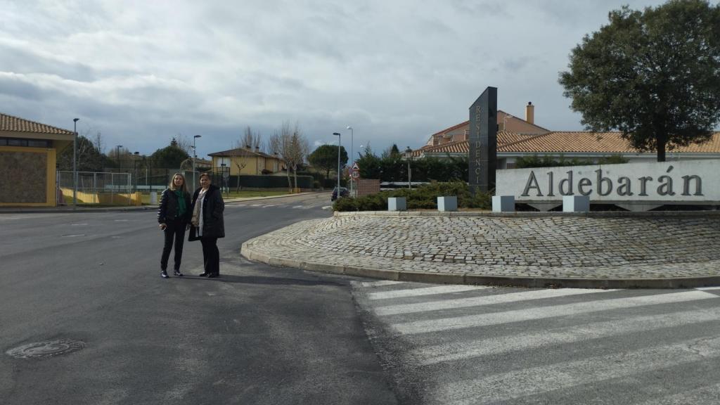 Pavimentación de las calles de acceso a Aldeabarán