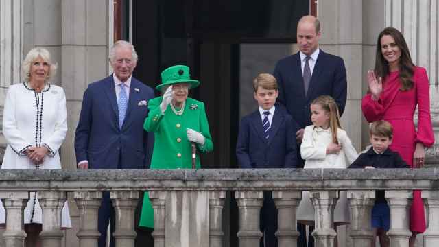 La familia real británica en una imagen de archivo de 2022.