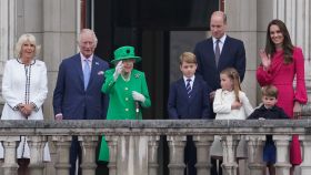 La familia real británica en una imagen de archivo de 2022.