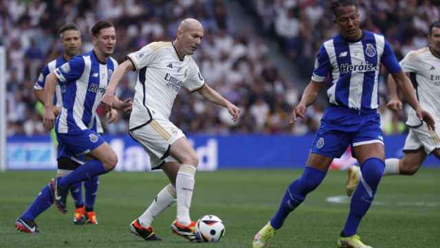 Zidane, durante el Corazón Classic Match