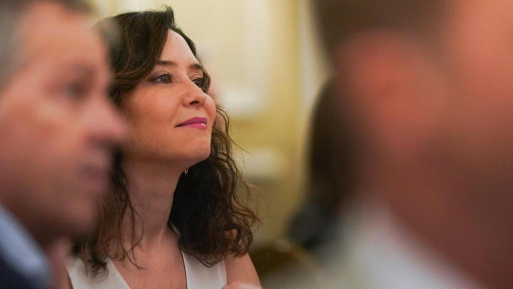 La presidenta de la Comunidad de Madrid en un encuentro con empresarios organizado por Invest in Madrid en Chile.