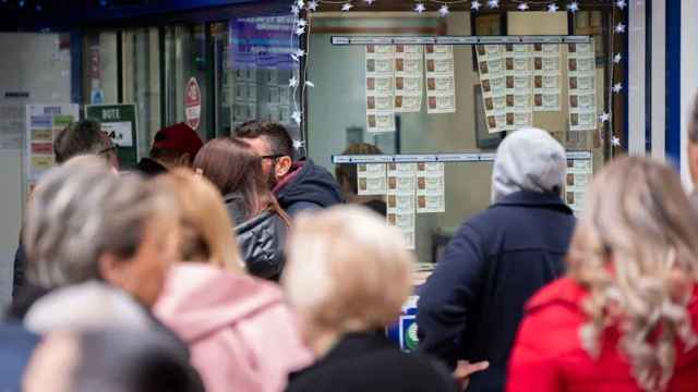Una administración de lotería de Madrid