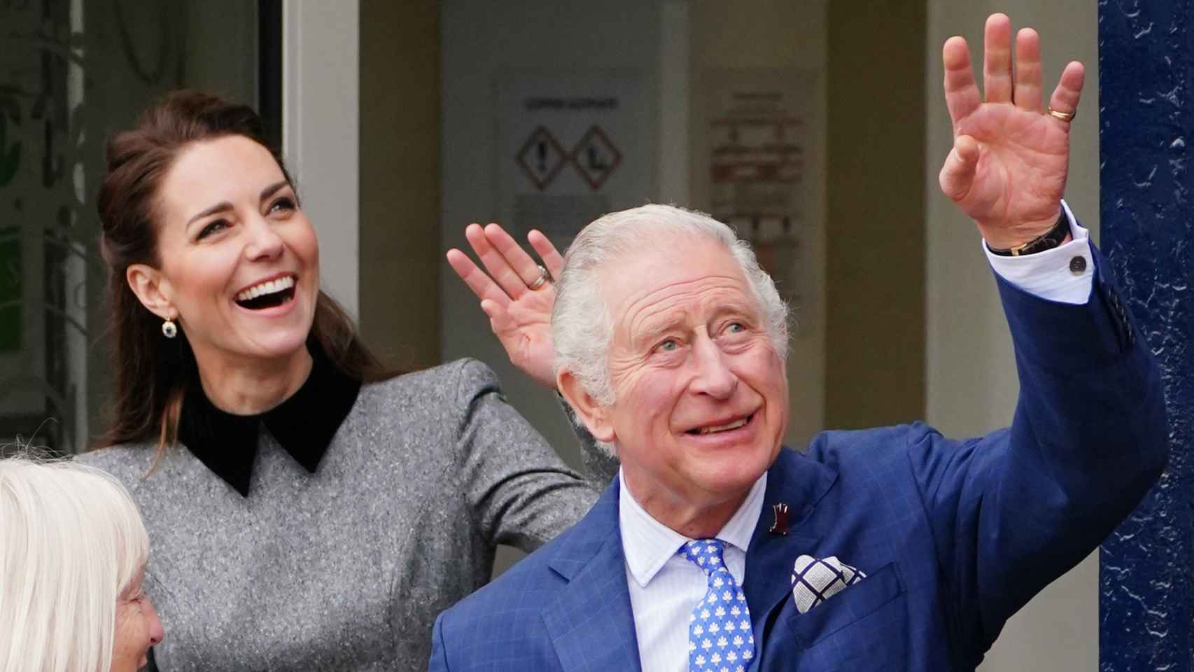 Carlos III y Kate Middleton en una imagen de archivo.