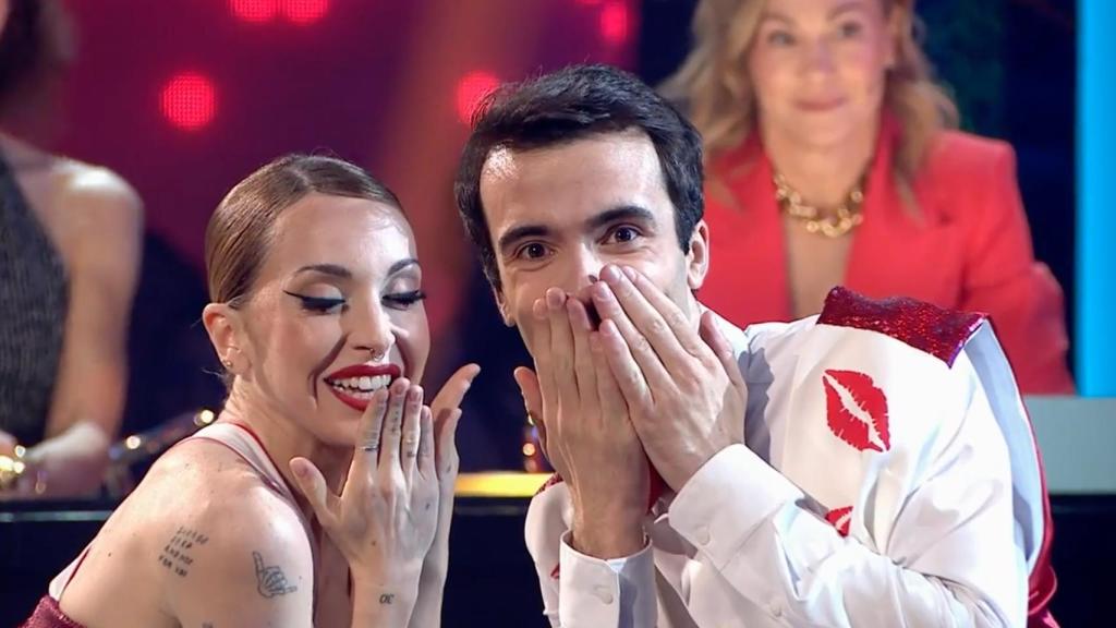 Marta Blanco y Bruno Vila en 'Bailando con las estrellas'.