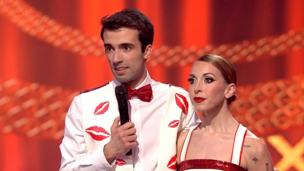 Bruno Vila y Marta Blanco en 'Bailando con las estrellas'.