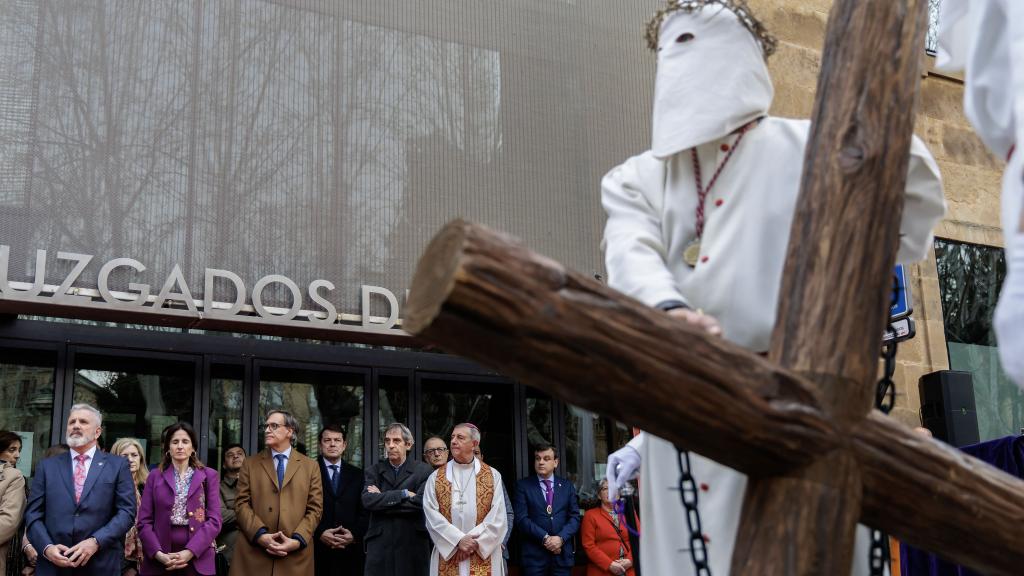 El presidente de la Junta de Castilla y León, Alfonso Fernández Mañueco, asiste al acto del Indulto del Preso de Salamanca