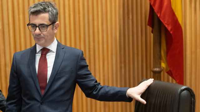 El ministro Félix Bolaños el pasado 7 de marzo, día en el que el PSOE firmó con Junts y ERC la enmienda transversal a la ley de amnistía.