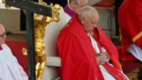 Un Papa Francisco visiblemente cansado se salta la homilía del Domingo de Ramos.