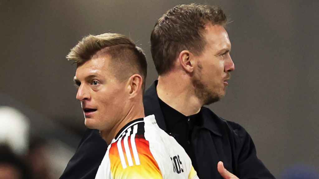 Kroos, junto a Nagelsmann en la selección de Alemania