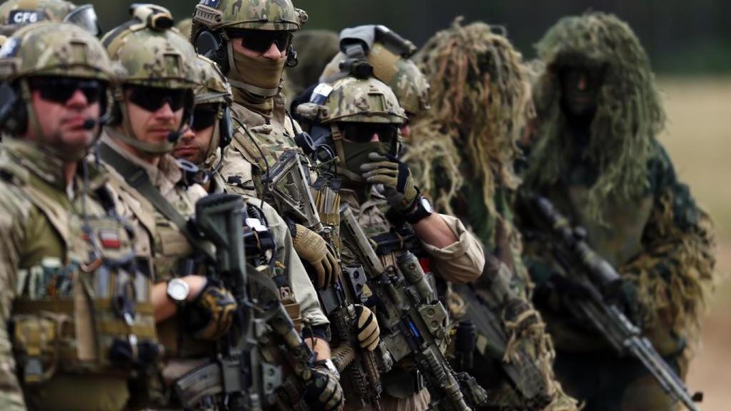 Imagen de archivo de un ejercicio militar de soldados de la OTAN en Oleszno (Polonia)