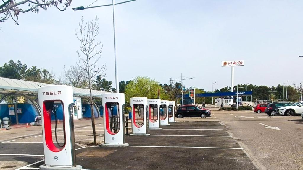 Supercargadores de Tesla.