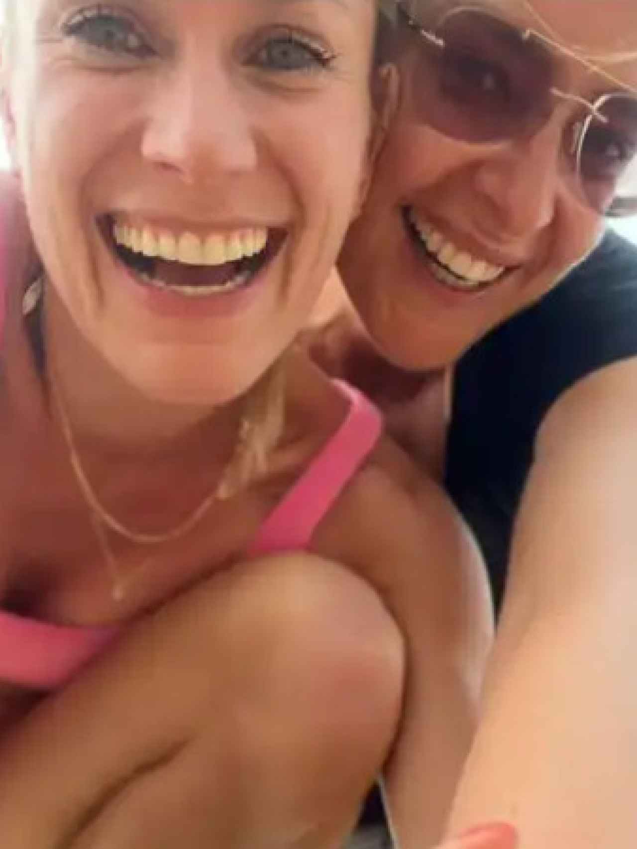 Pascalle Paerel y Sandra Barneda en una foto extraída de las redes sociales de la presentadora.