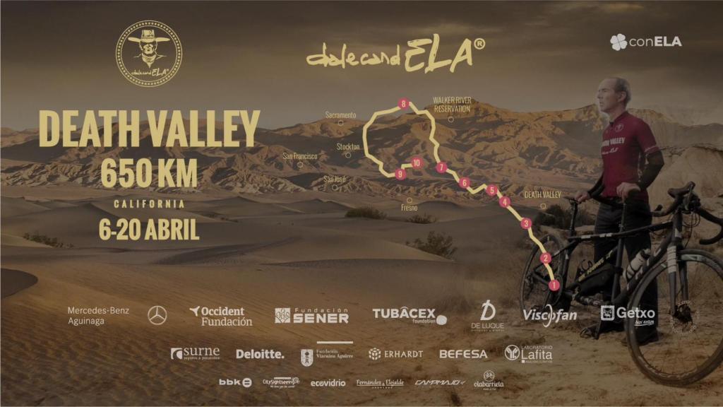 La ruta del Valle de la Muerte.