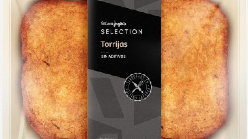 Torrijas de El Corte Inglés.