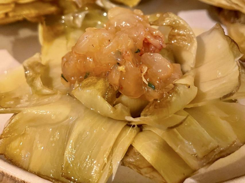 Sus demandadas alcachofas de Tudela.