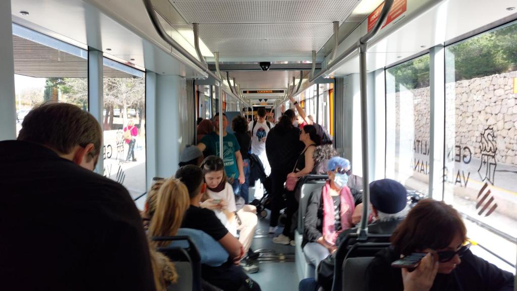 Interior del TRAM d’Alacant.