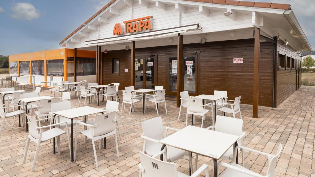 Imagen de la terraza de Chocolates Trapa