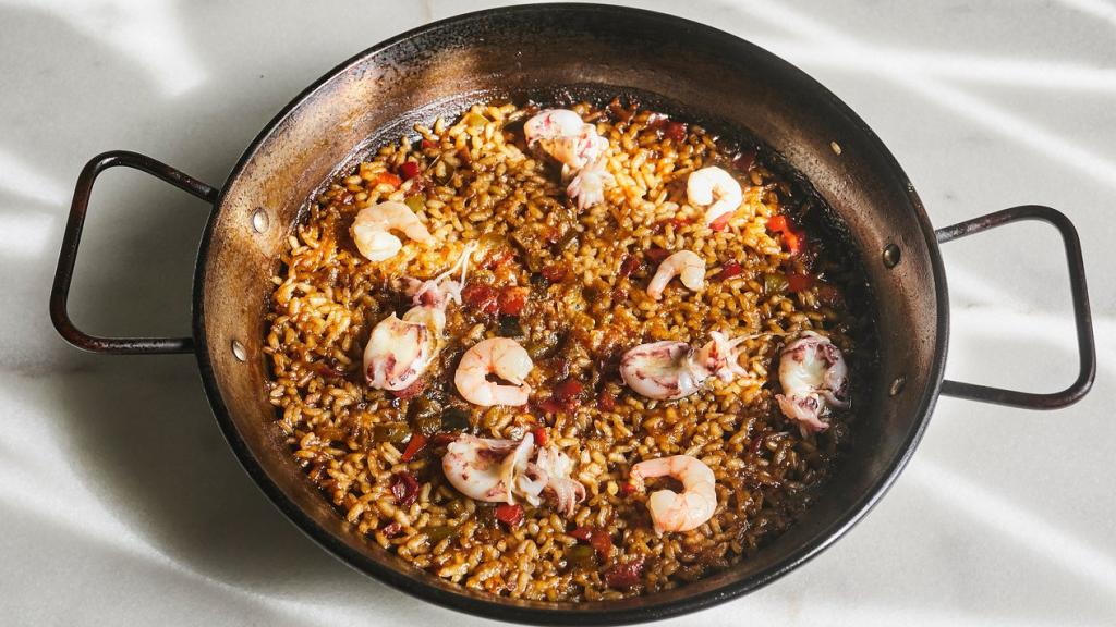 Uno de los arroces de Casa Leopoldo, de una fotografía de 2019.