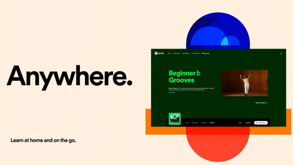 Los cursos de aprendizaje de Spotify